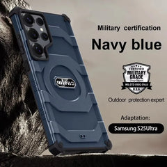Magnetic Military Rugged Armor Magsafe Case - For Samsung Galaxy S25 Ultra