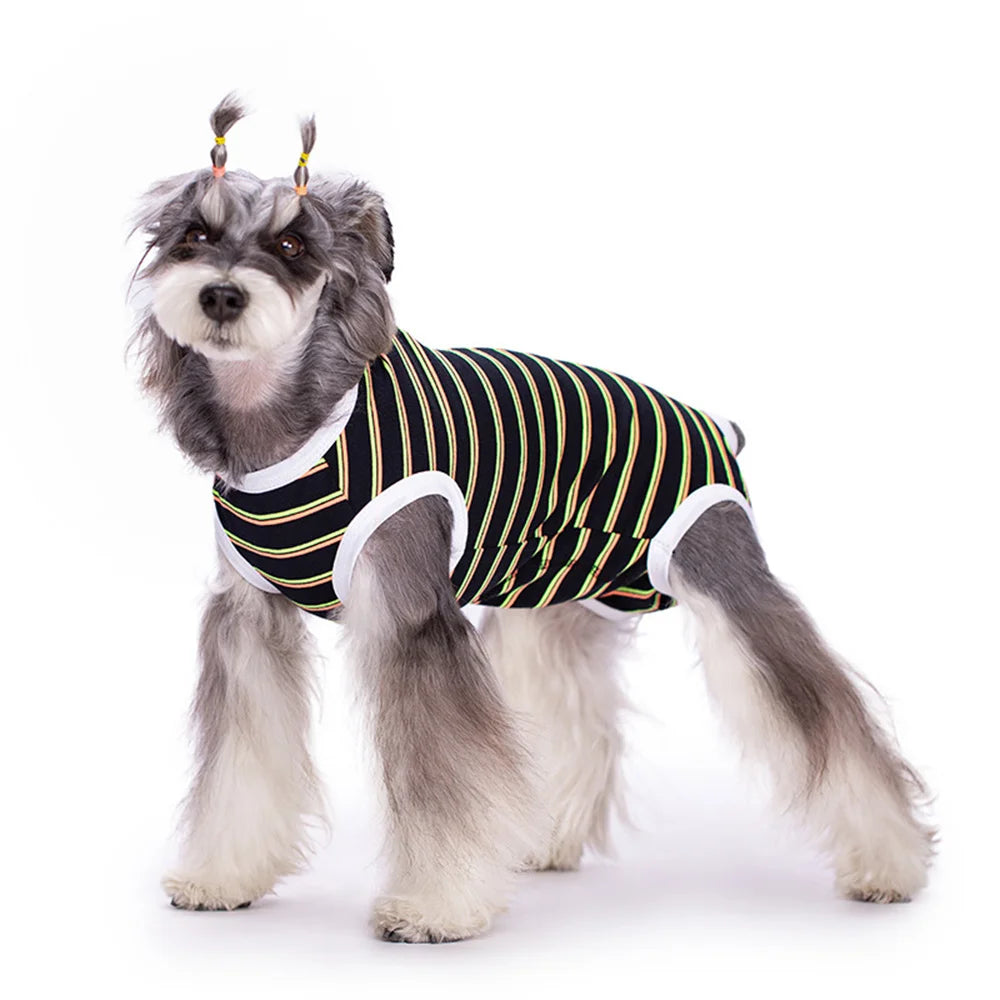 Dog Recovery Suit – Post-Surgery Anti-Licking Bodysuit with Sanitary Panel for Male & Female Dogs