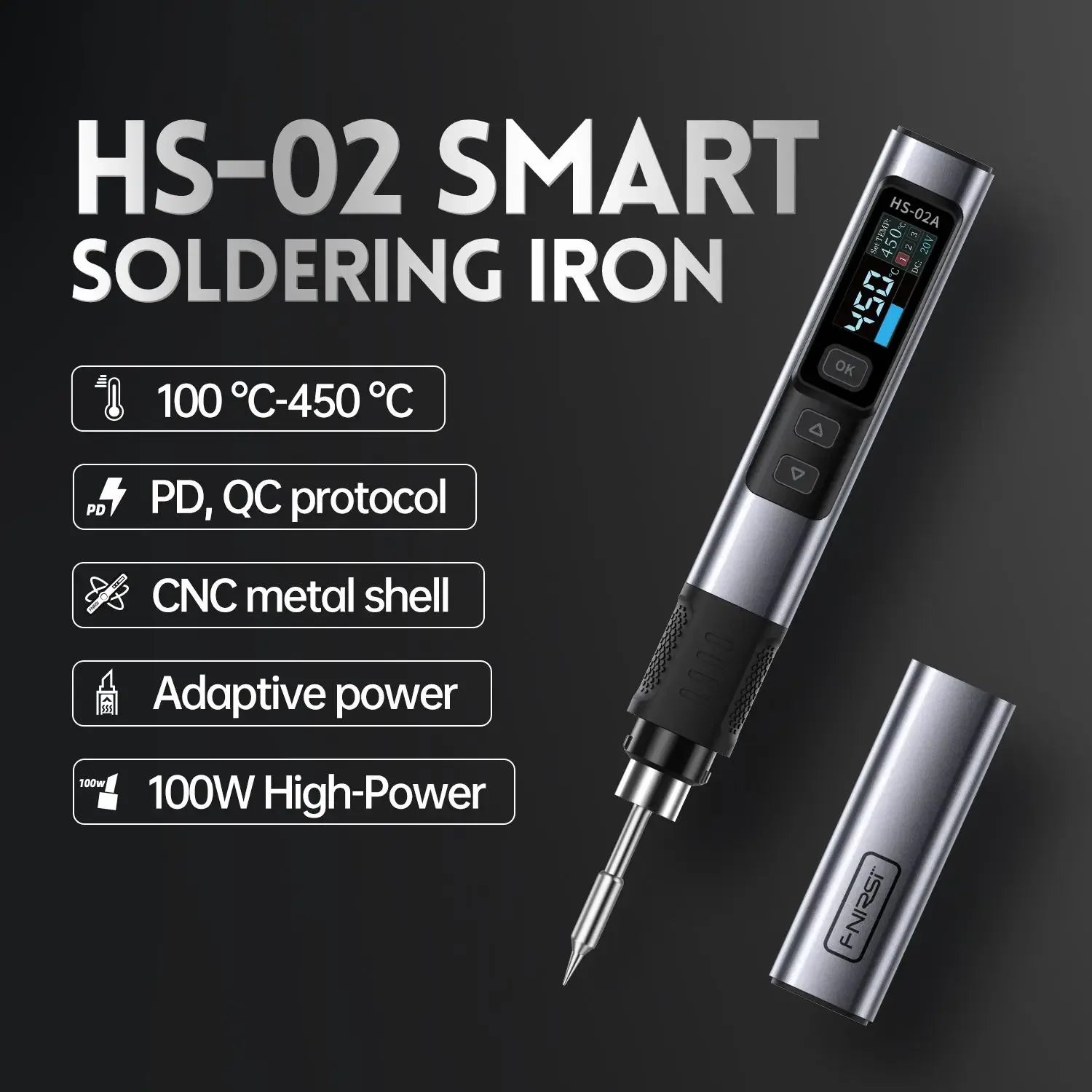 HS-02 Smart Soldering Iron by Snagg A Soldering Station