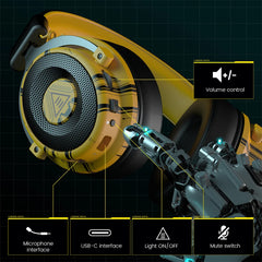 7.1 Wired Gaming Headset for PC, PS4, PS5 & Xbox by Snagg A Gaming Headset