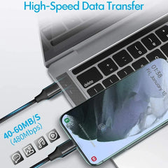 Long Type-C to Type-C Fast Charging Cable – 3m / 5m / 8m by Snagg A Charging Cable