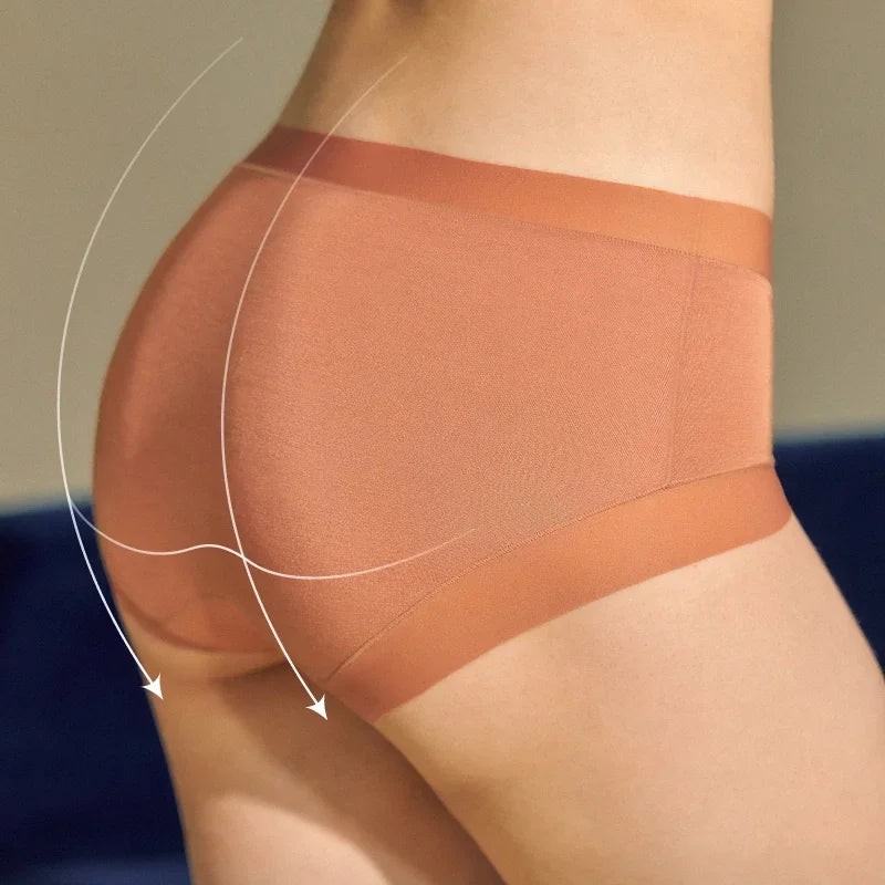 Seamless Antibacterial Briefs | 3-Pack Breathable Stretch Comfortable Women's Panties