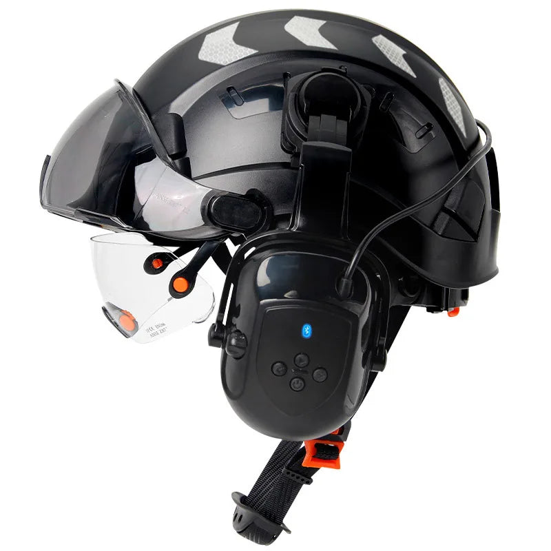 Construction Safety Helmet With Bluetooth 5.0 by Snagg A Safety Helmet