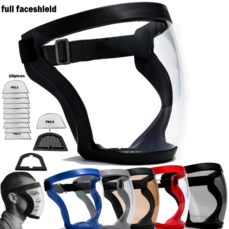Super Protective Anti fog Full Face Shield by Snagg A Face Shield
