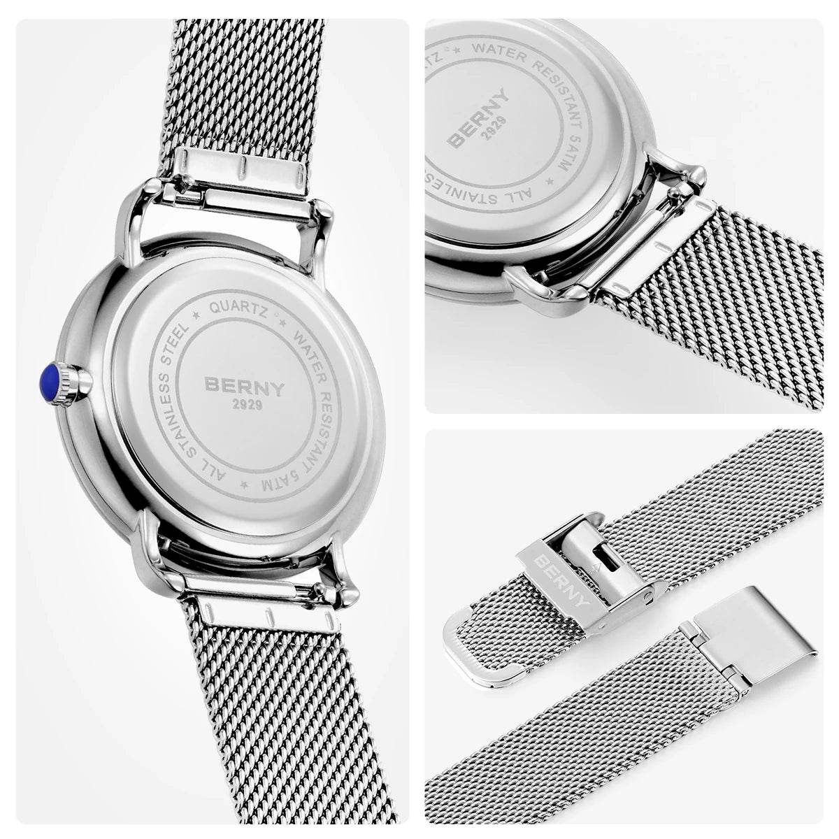 BERNY Men’s & Women's Quartz Watch - SnaggIt