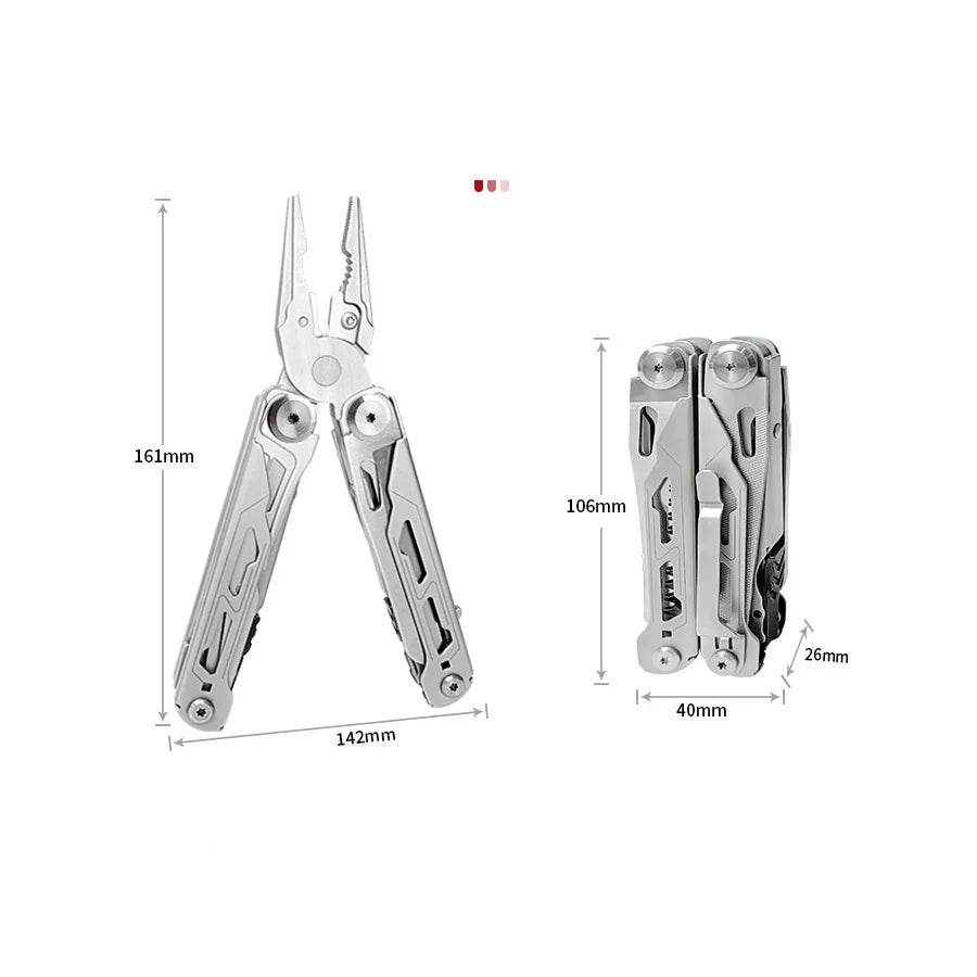 28-in-1 Stainless Steel Camping Multitool - SnaggIt
