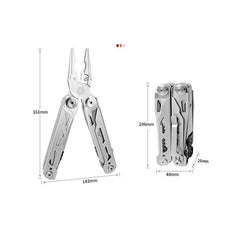 28-in-1 Stainless Steel Camping Multitool - SnaggIt