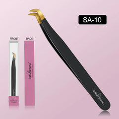 Professional Fiber Tip Eyelash Extension Tweezers – Precision High Volume Application Tool