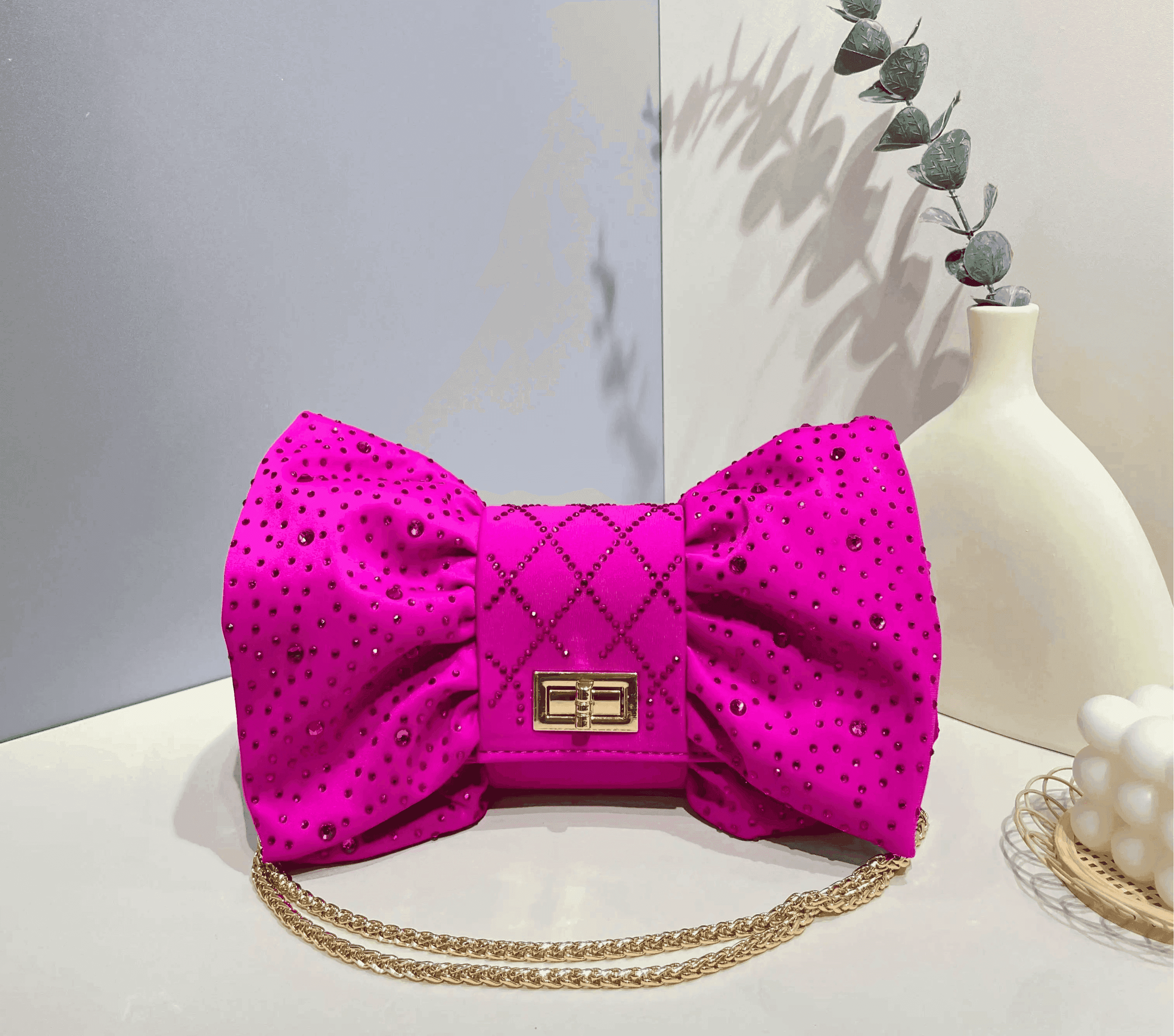 Butterfly Rhinestones Evening Clutch - SnaggIt