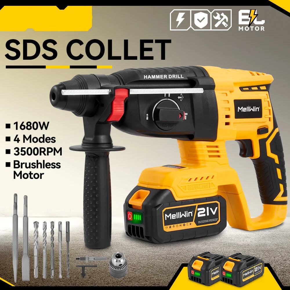 1680W Brushless Rotary Hammer Drill by Snagg A Rotary Hammer Drill