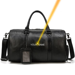 Genuine Leather Travel Duffel by Snagg It Bags