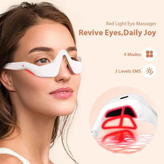 3D EMS Eye Massager Glasses – Red Light Anti Fatigue Eye Care Device