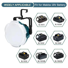 24W LED work light with hook for 18V tool batteries – image 8