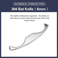 304 Stainless Steel IASTM Gua Sha Set – 5-Piece Fascia Scraper & Muscle Recovery Kit