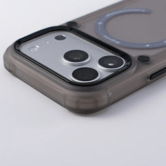Metal Button Shockproof Magnetic Matte Translucent Case – for iPhone 17 Series - Phone Cases & Covers