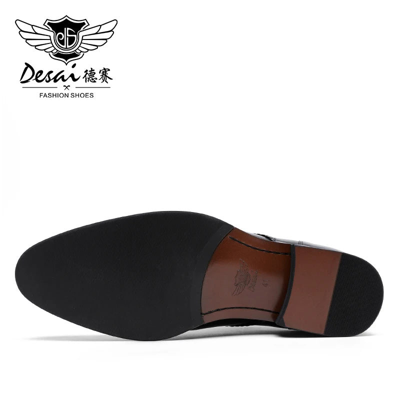 Elegant Genuine Leather Men’s Dress Shoes by Snagg A Shoes