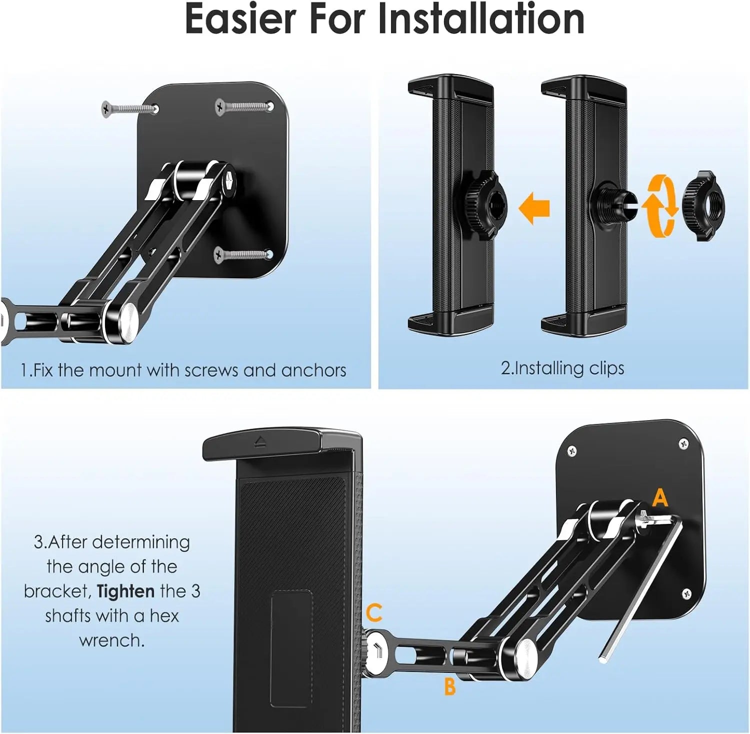 Tablet Wall Mount Holder by Snagg A Tablet Holder