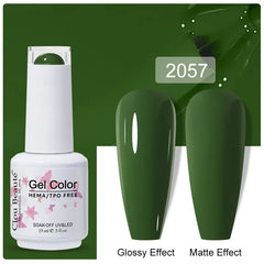 Professional 15ml HEMA & TPO Free Gel Polish – High-Performance Red & Multi Tone Semi Permanent Varnish