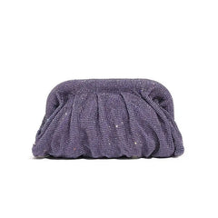 Shiny Rhinestone Crystal Fold Evening Clutch by Snagg It Purses