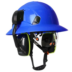 Full Brim Safety Helmet with Built In Goggles Earmuffs by Snagg A Safety Helmet