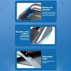 Laptop Cooling Pad with 4 Adjustable Angles for 11″–17.3″ Notebooks & Tablets by Snagg A Cooling Pad