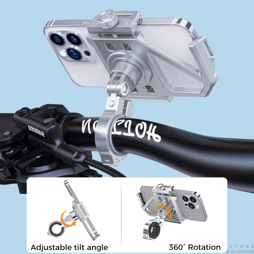 Aluminum Motorcycle Phone Holder by Snagg A Phone Holder