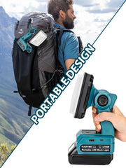 Cordless LED Work Light Compatible With Makita 18V LXT Battery - Spotlight