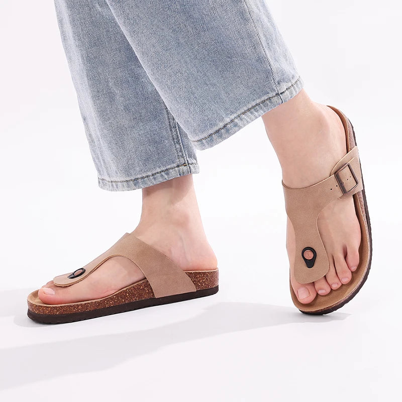 Women’s Cork Flip Flops by Snagg A Slipper