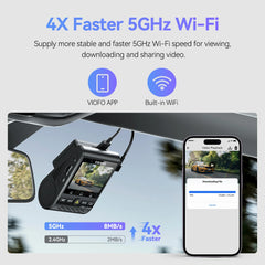 4K Ultra HD Dual Dash Cam | Sony 8MP Night Vision & Buffered Parking