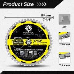 Hard Alloy Circular Saw Blade for Metal | Iron Metal Plate Tube Stainless Steel Wood Cutting CE Certified