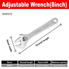 Heavy Duty Adjustable Wrench by Snagg A Wrench Set