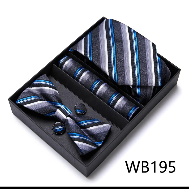 Men’s Luxury Tie & Bow Set - WB195 - Others In Fashion