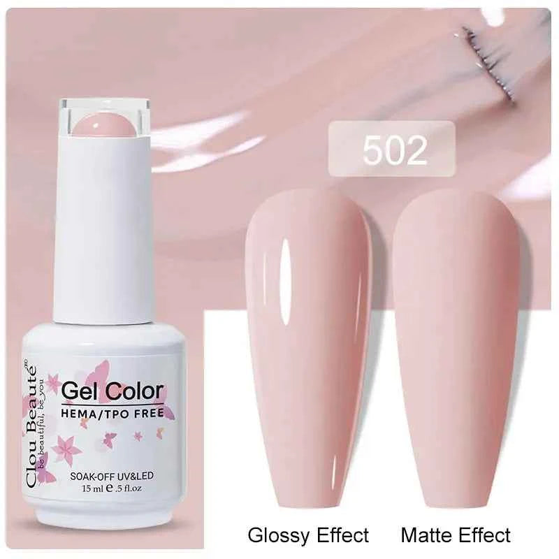 Professional 15ml HEMA & TPO Free Gel Polish – High-Performance Red & Multi Tone Semi Permanent Varnish