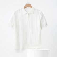 Vintage Knitted Polo | England Style Summer Business Casual