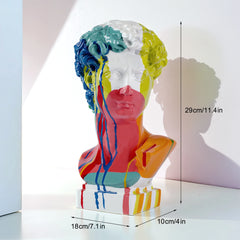 David Head Resin Sculpture by Snagg A Sculpture