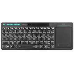 RT518S Dual Mode Wireless Keyboard - Bluetooth & 2.4GHz with Multi-Touch Trackpad