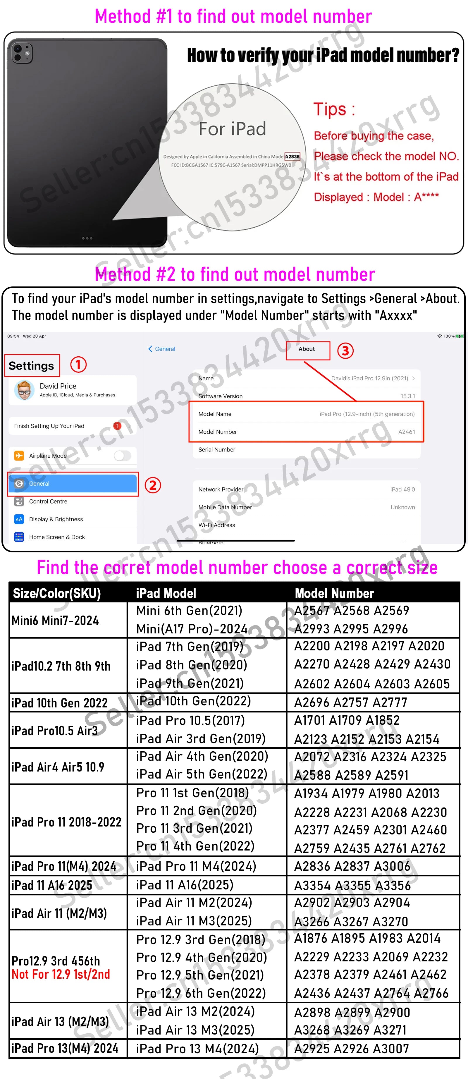 Magic Keyboard Case For iPad Air 11 13 2024 Pro 11 12.9 iPad 10.2 7/8/9th 10th Generation iPad Air 4 5 6 by Snagg A Wireless Keyboard