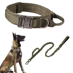 Tactical Dog Collar & Leash Set by Snagg A Leash
