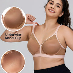 Women’s Plus Size High-Impact Sports Bra by Snagg A Bra