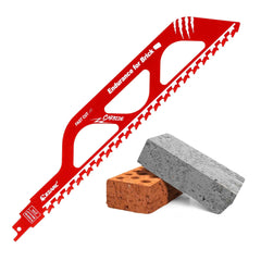 Professional Carbide Masonry Reciprocating Saw Blade | 12" & 18" Demolition Blades for Aerated Concrete, Brick & Cinder Block
