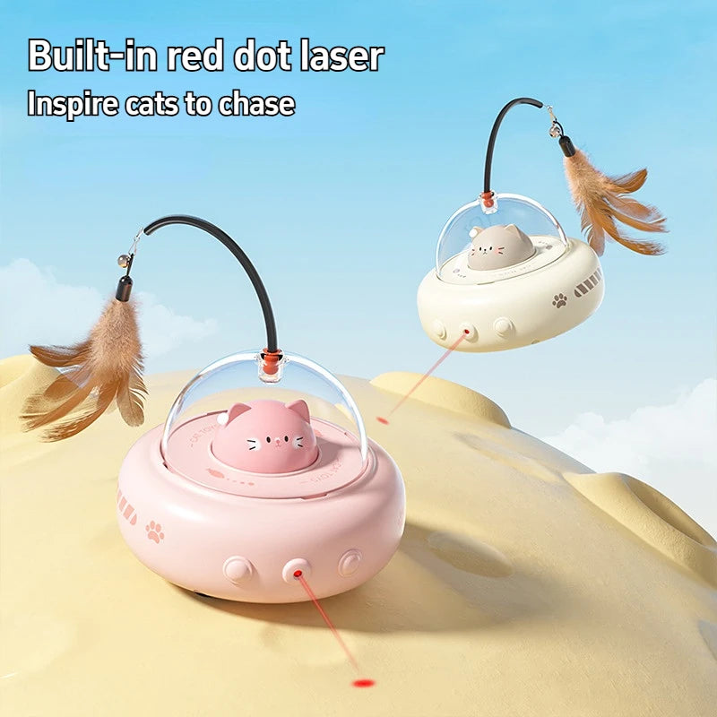 UFO Smart Teaser Cat Toy by Snagg A Toy
