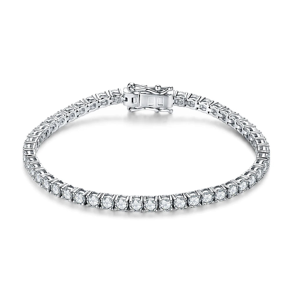 Moissanite Tennis Bracelet by Snagg A Bracelet