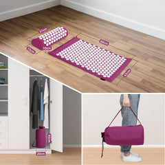 Acupressure Mat & Pillow Set | Muscle Tension & Stress Relief