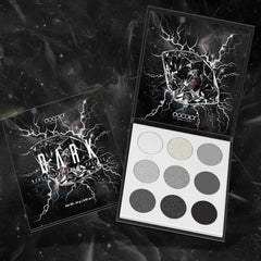 Black Gemstone Smokey Eye Palette – 9 Color High Pigment Shadow Collection for Goth, SFX, and Nighttime Glam
