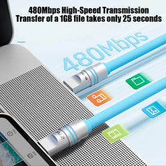 MFi USB-C to Lightning Fast Charging Cable 27W | Liquid Silicone Soft Cable for iPhone 6–14