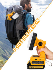 Cordless LED Work Light Compatible With Dewalt Batteries