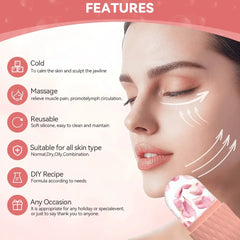 Ice Face Roller & Stainless Steel Gua Sha Tool Set