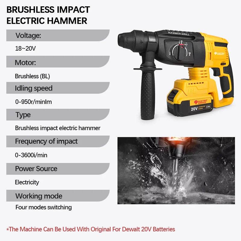 26mm Brushless Rotary Hammer Drill - SnaggIt