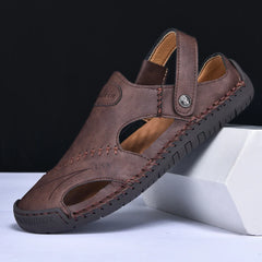 Handmade Men’s Leather Sandals by Snagg A Slipper