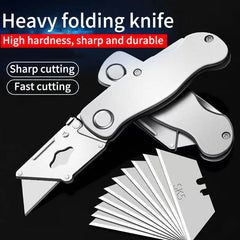 Heavy-Duty Utility Knife Blades (10/30/50 Pack) by Snagg A Blade